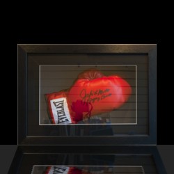 Another framed boxing glove example