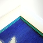 Ulra white gloss with turquoise slip