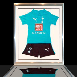 Example of sports shirt framed