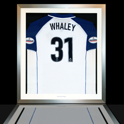 Example of sports shirt framed