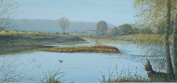 Autumn Morning on the River Ribble. by Geoff Rollinson