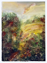 Landscape artwork by Janet Rogers.