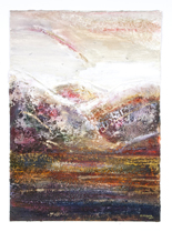 Landscape artwork by Janet Rogers.