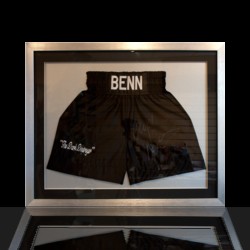 Example of sports shirt framed