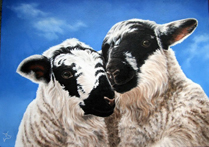 Just The Two of Us painting by Toni Hargreaves