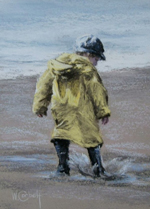 Splash!. Painting by Wendy Corbett